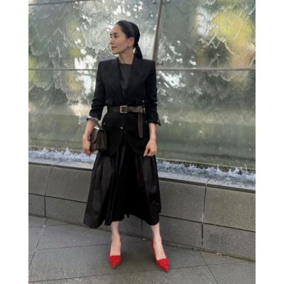 【亀恭子さんコラボ】前後差ティアードワンピース