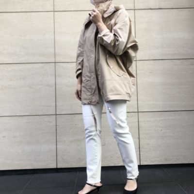 �X�J�[�g�ɂ������t�F�~�j���ȃf�U�C���IWOOLRICH �uANORAK�v