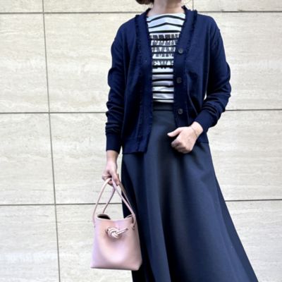 SLOANE×eclat(スローン×エクラ)の14GフリンジVネック