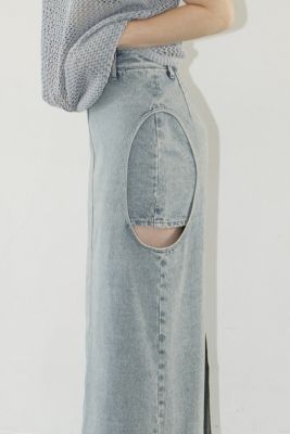 CLANE(クラネ)のCIRCLE CUT LAYERED DENIM SKIRT通販 | 集英社HAPPY ...