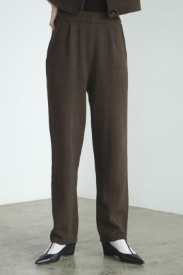 CLANE(クラネ)のHALF SLEEVE KNIT TOPS ＆ PANTS SET通販