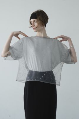 CLANE(クラネ)のRHINESTONE SHEER TOPS通販 | 集英社HAPPY PLUS