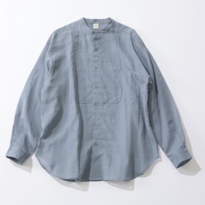 トップス ORCIVAL BAND COLLAR SHIRT Typewriter Band Collar Shirt｜ORCIVAL