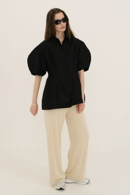 CLANE(クラネ)のWAIST SHAPE PAFF SLEEVE TOPS通販 | LEEマルシェ