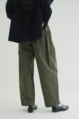CLANE クラネ 新品紙タグ付き タックワイドパンツTUCK PANTS CLANE(クラネ)のWIDE TUCK WORK PANTS通販 | 集英社HAPPY PLUS STORE