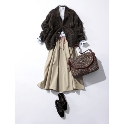 BLAMINK(ブラミンク)のカシミヤファー7GVネックカーディガン通販