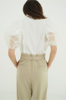 CLANE(クラネ)のTULLE LAYERED SLEEVE SHIRTS通販 | 集英社HAPPY PLUS