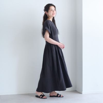 ne Quittez pas×eclatコットンダブルガーゼタックドレス¥29,700(税込)