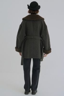 CLANE(クラネ)のBOA COLLAR MILITARY COAT通販 | mirabella