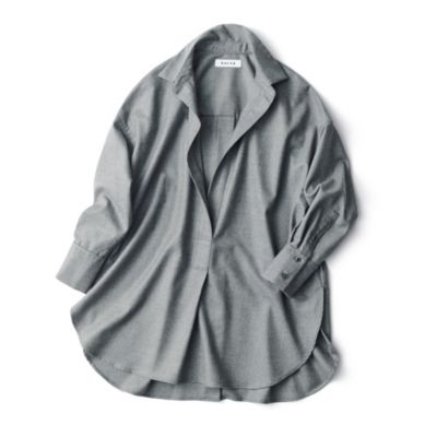 SACRA｜プレミアム コットンシルク シャツ PREMIUM SILK COTTON