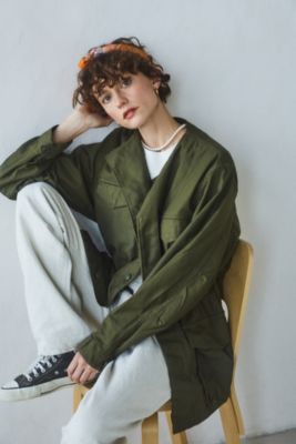 Oblada Washed Military Jacket