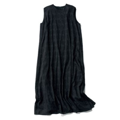 ミズイロインド　大人フレアワンピース セール 20%OFF】mizuiro ind ドルマンスリーブギャザーフレア