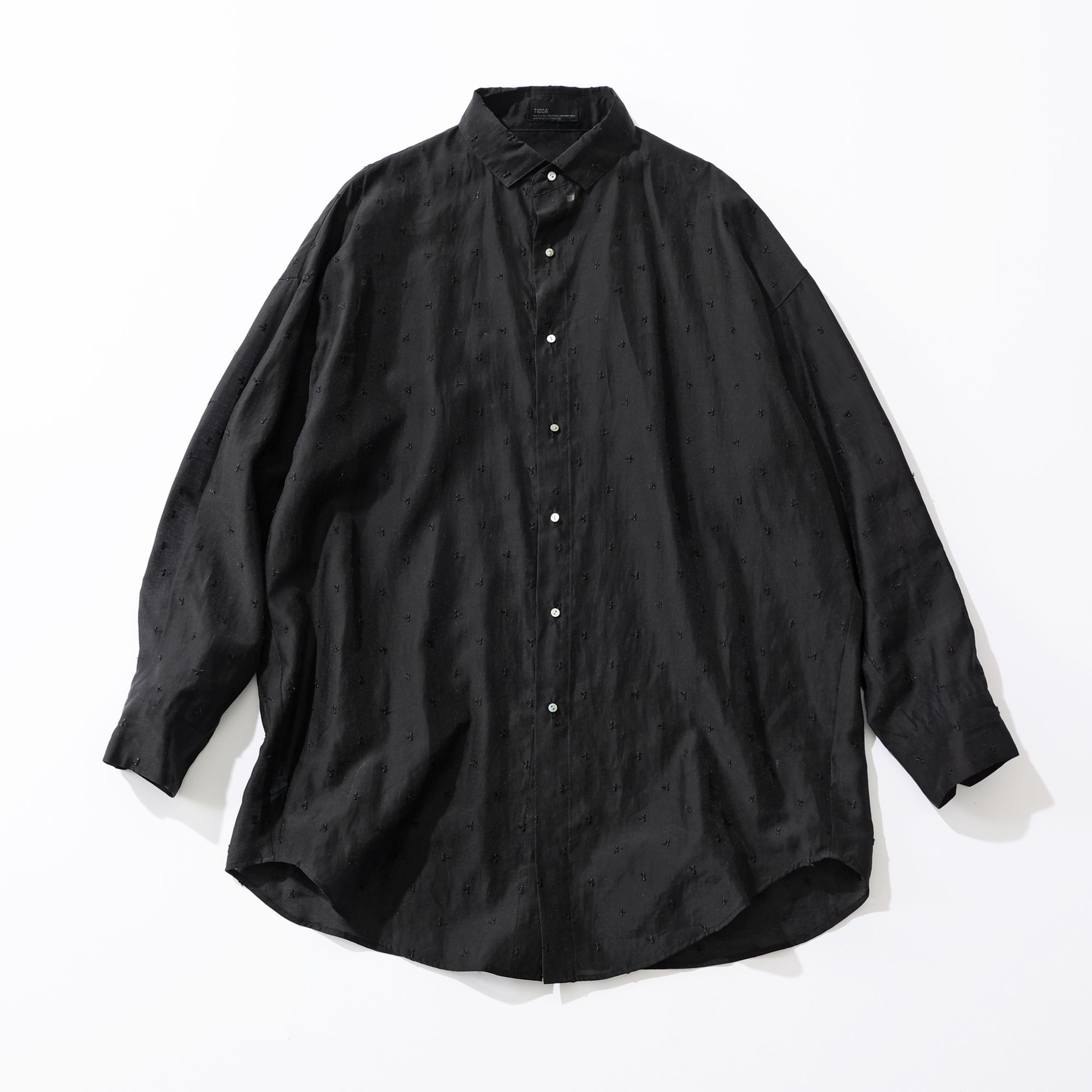 TICCA(ティッカ)/【HPS別注】ドットエンブロイダリーシャツ