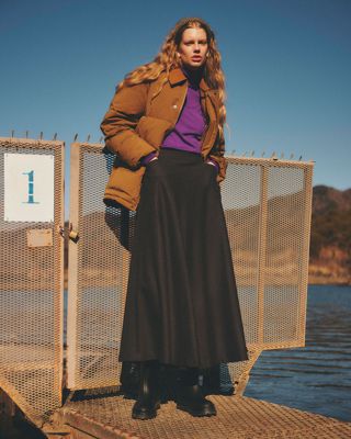 Shinzone(シンゾーン)のSUEDE COLLAR DOWN JACKET通販 | LEEマルシェ