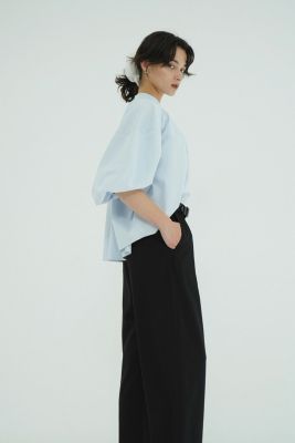 CLANE(クラネ)のVOLUME SELEEVE STAND NECK SHIRTS通販 | mirabella