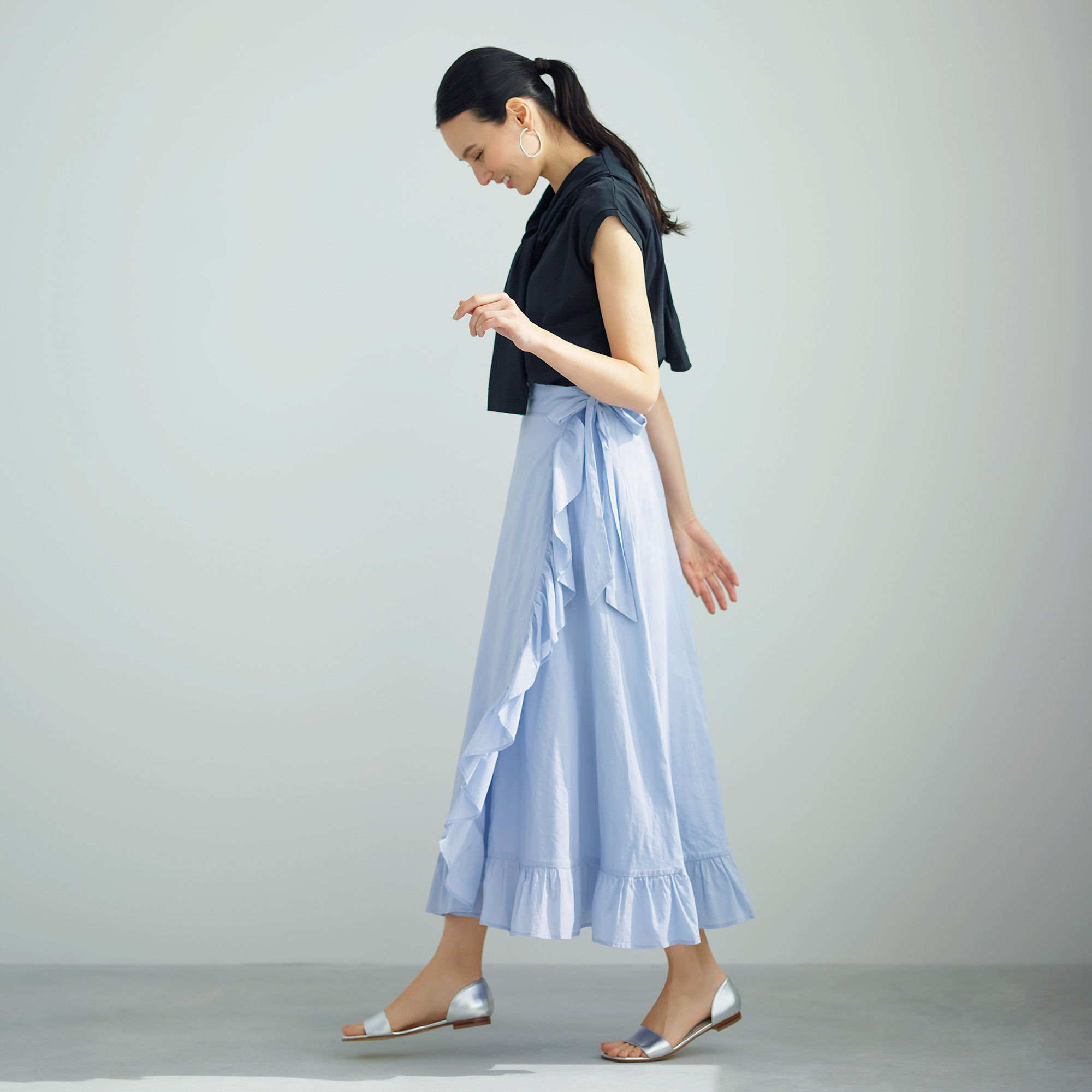 MARIHA×eclat　ティアードスカート