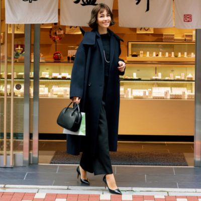 人気ブランド新作豊富 東原亜希 FORME ブラックエナメルローファー厚底 Lサイズ 浮き上がる 靴
