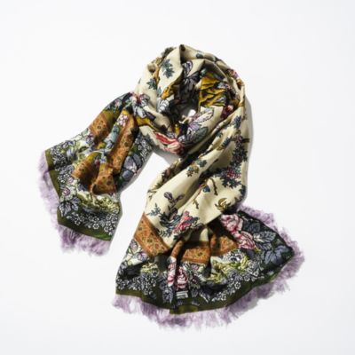 Pierre-Louis Mascia シルクストール　エクラ掲載 買う価値ありの名品小物「Pierre-Louis Mascia」シルクストール