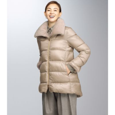 空気をまとっているかのような軽さが心地いい！　エコファー襟ダウン