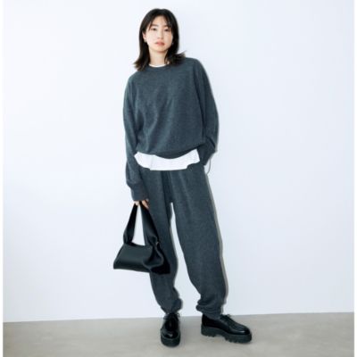 カシミヤの心地よさを実感できる大人のプルオーバー　【斉藤くみさんコラボ】カシミヤ混ニット