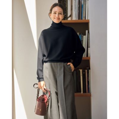 誰もが探していたタートルニットの逸品が登場！　ウールシルクタートルニット