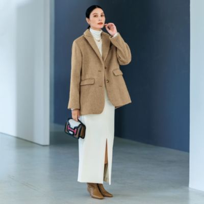 とにかく軽くて暖かい! 気軽に着られるショート丈 【福田亜矢子さんコラボ】軽量コートジャケット