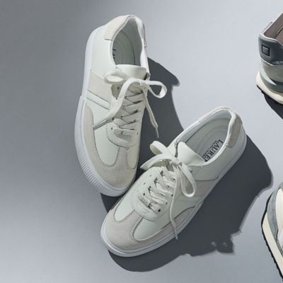 レザーとスエードの贅沢なコンビネーション　BRAYLEE−SNEAKERS−LOW TOP LACE