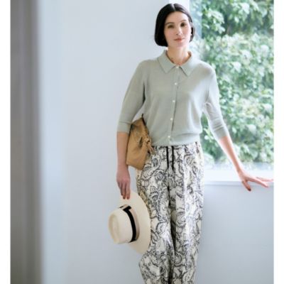 【別注】リネン混カーディガン