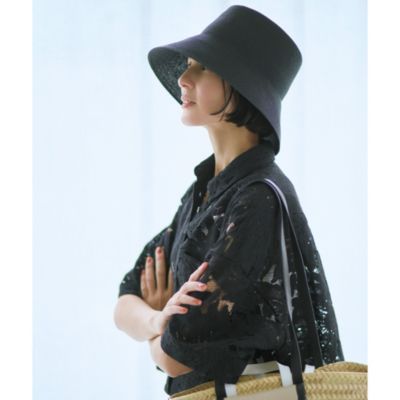 ヘップバーンハット Long Brim