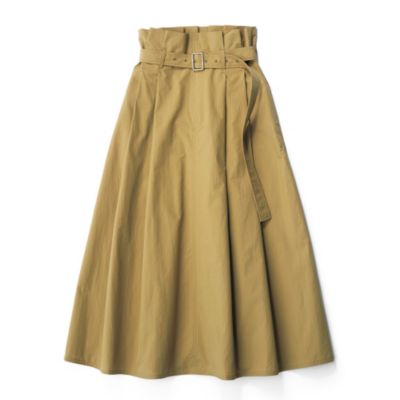 【宮崎桃代さんセレクト】タックベルトスカート