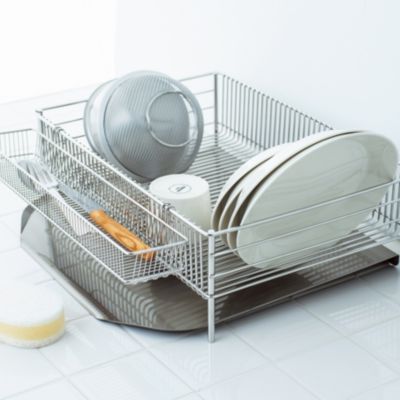 La Base ラバーゼ の水切りかご 大 用 ステンレストレー通販 Eclat Premium エクラプレミアム