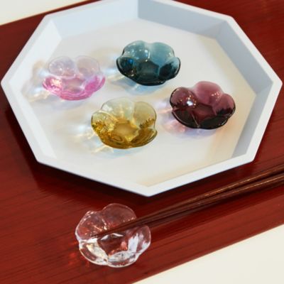 Sghr スガハラ スガハラ の花のお箸置き 5個セット通販 Leeマルシェ