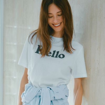 MADISONBLUE(マディソンブルー)のHELLO CREW NECK TEE通販 | mirabella ...