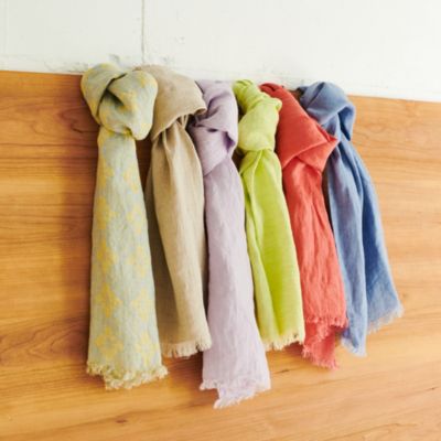 *Lino.e.Lina*LITHUANIA*リネンショール* 涼やかなリネンのショール | Lino e Lina ONLINE SHOP