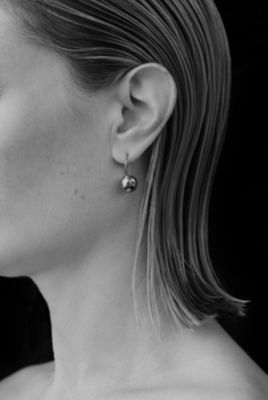 SOPHIE BUHAI Silver Simple Ball Drop Earrings