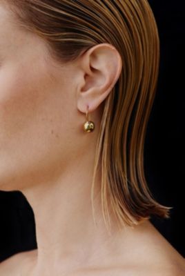 SOPHIE BUHAI Gold Simple Ball Drop Earrings