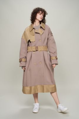 MALAMUTE pleated trench coat