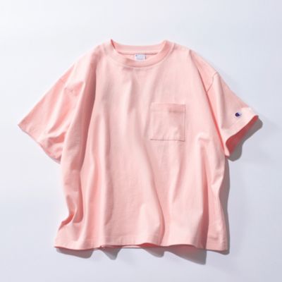 Champion チャンピオン のバックロゴプリントポケットtシャツ通販 集英社happy Plus Store