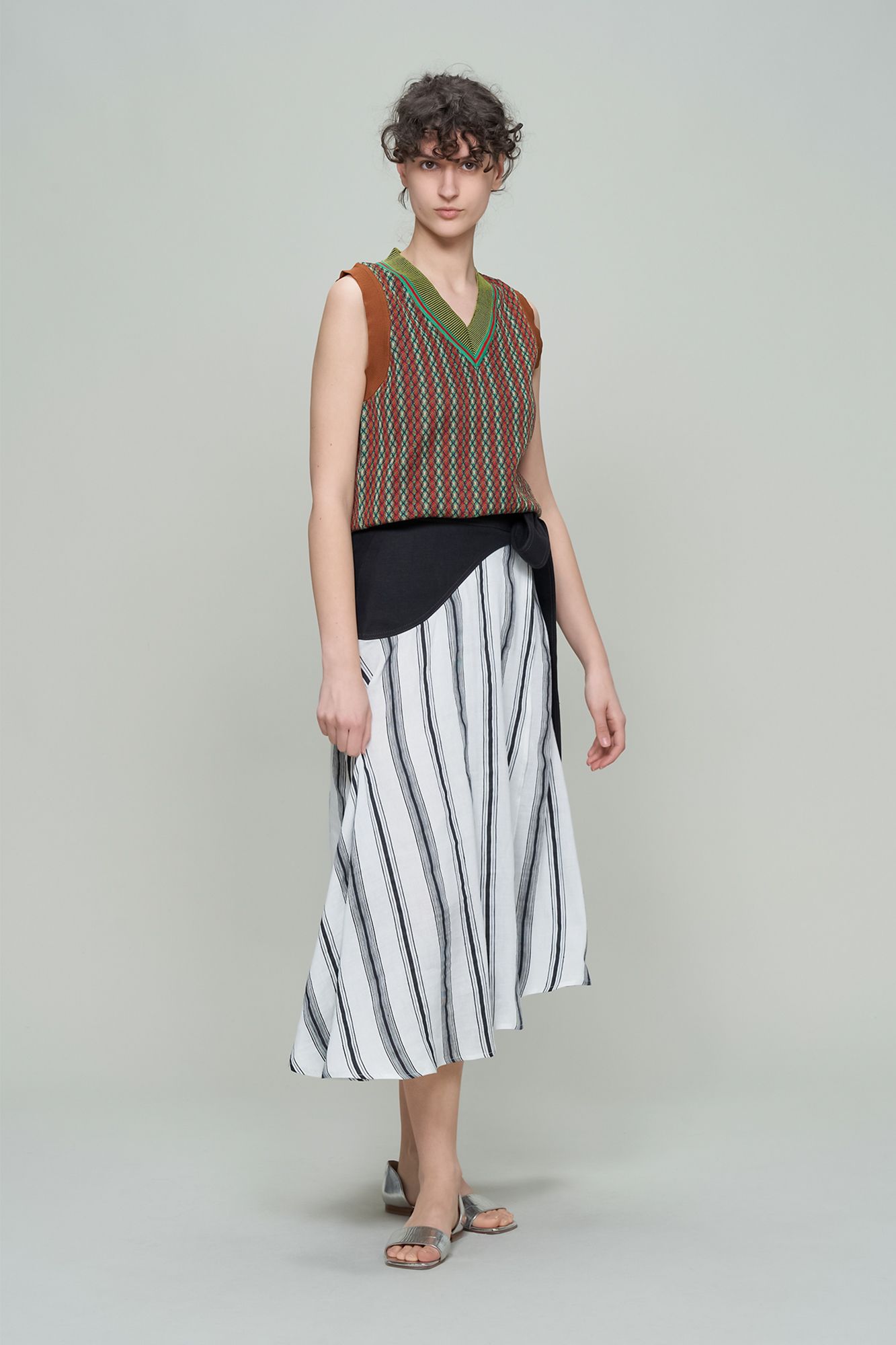 WALES BONNER(ウェールズ ボナー)/DEPARA WRAP SKIRT