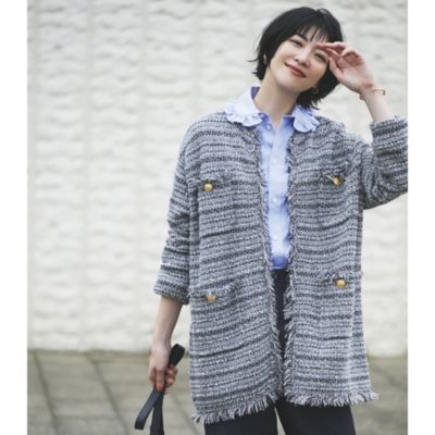 ADAWAS/アダワス　KNIT TWEED ジャケット