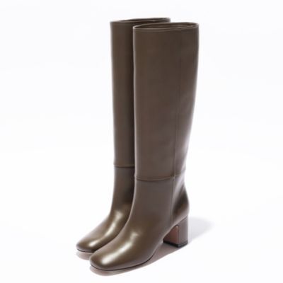 PELLICO SEMI SQUARE TOE LONG BOOTS 6.5cm