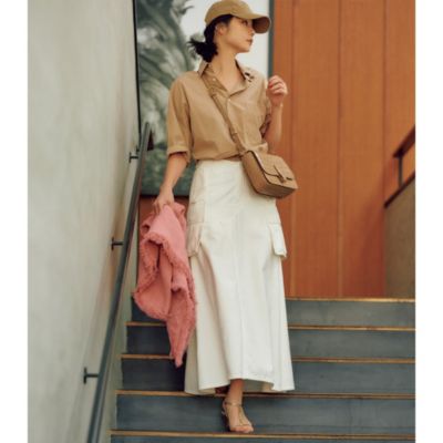 MADISONBLUE(マディソンブルー)のCARGO LONG SK REMAKE LBS‐SKIRT通販