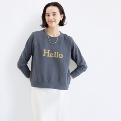 マディソンブルー スウェットＨＥＬＬＯ ＳＷＥＡＴ Ｌ／Ｓ ＵＲＡＫＥ