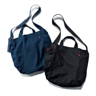 COTTON CANVAS SHOPPER TOTE�^POLO RALPH LAUREN