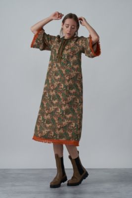 Muveil ミュベール のプリントサックワンピース通販 Mirabella ミラベラ デザイナーズブランド正規通販