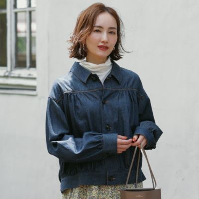 12クローゼット 新品 デニムかギャザージャケット プロズヴェール