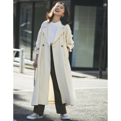 クラネ clane BACK GATHER DRESS TRENCH COAT | painthouse.fr