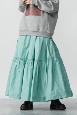 ＜集英社＞ 08sircus(08サーカス)/Glossy satin pleated skirt