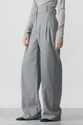 CINOH(チノ)のT／W TWILL HIGH WAIST TWO TUCK PANTS通販 | mirabella