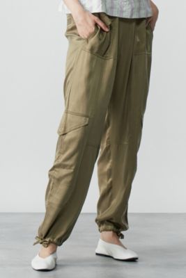 ＜集英社＞ 08sircus(08サーカス)/Milling satin slit pants